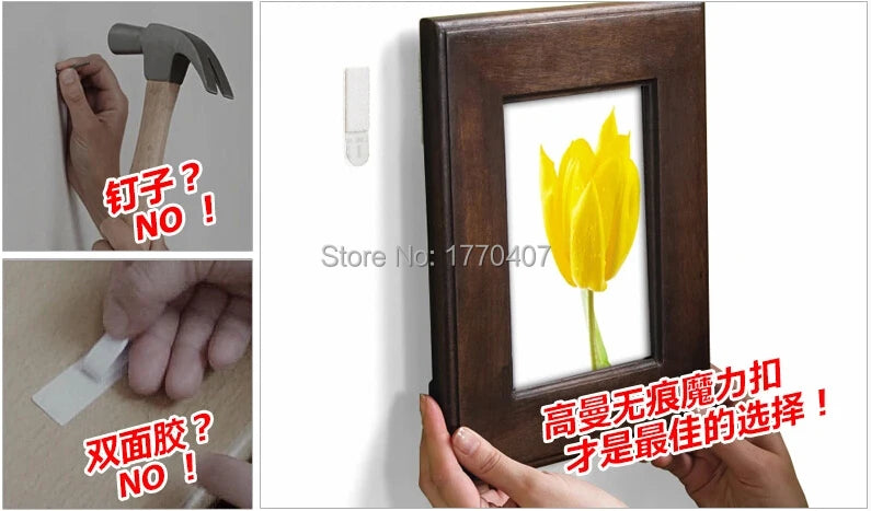 Damage-Free Picture Hanging Strips Large 3M Command Picture & Photo Hanging Strips