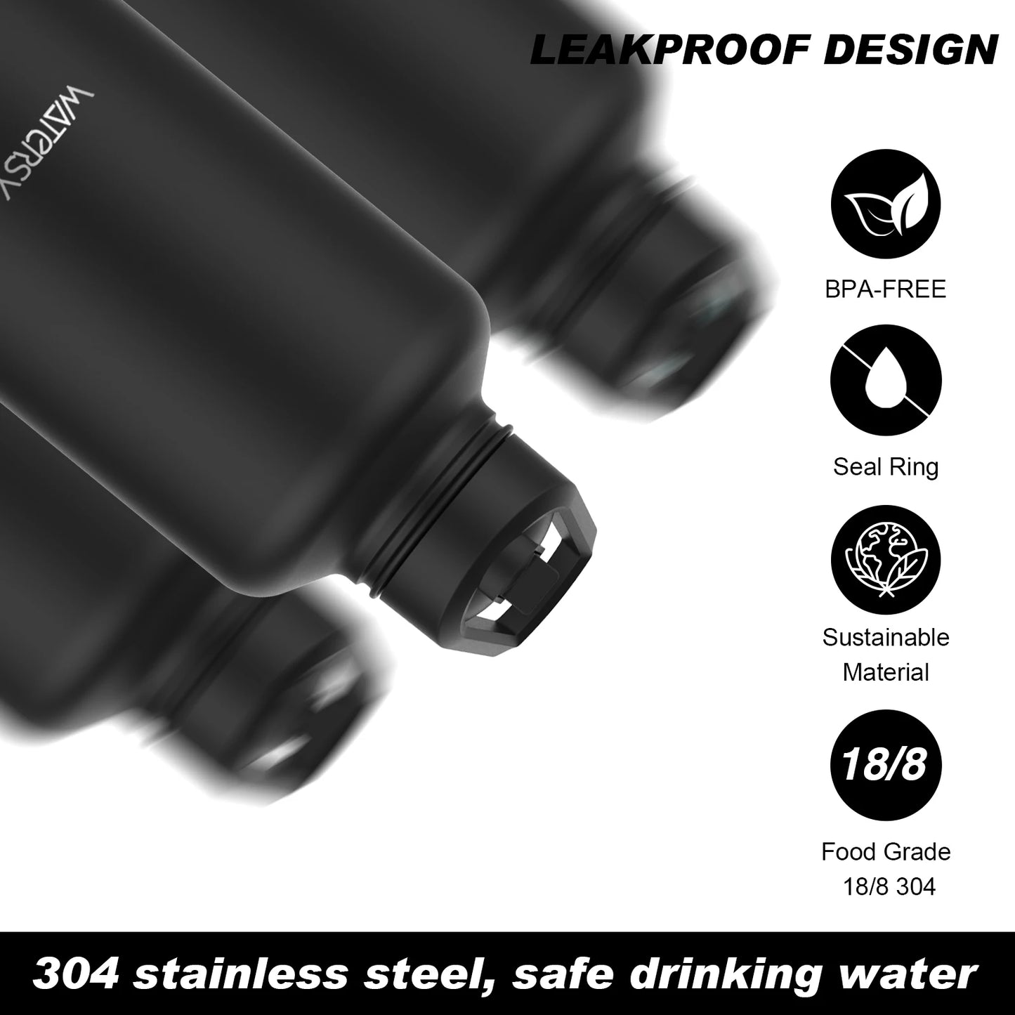 Stainless Steel Thermal Mug with Handle Large Capacity Insulated Cup Office and Home Tumbler Outdoor Sports Water Bottle