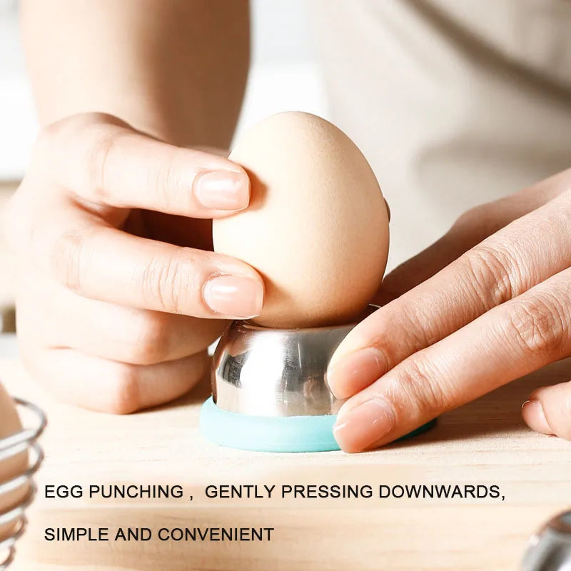 Egg Piercer Easy Peeling Stainless Steel Needle Eggs Hole Puncher Kitchen Essentials For Boiled Eggs