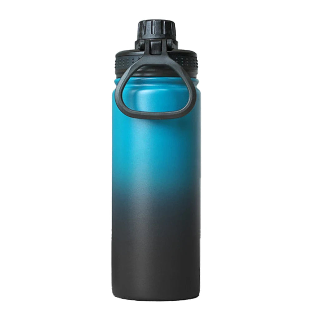 Stainless Steel Thermal Mug with Handle Large Capacity Insulated Cup Office and Home Tumbler Outdoor Sports Water Bottle
