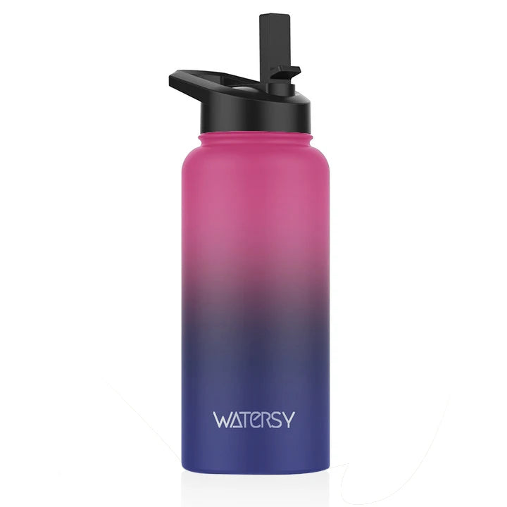 Stainless Steel Thermal Mug with Handle Large Capacity Insulated Cup Office and Home Tumbler Outdoor Sports Water Bottle