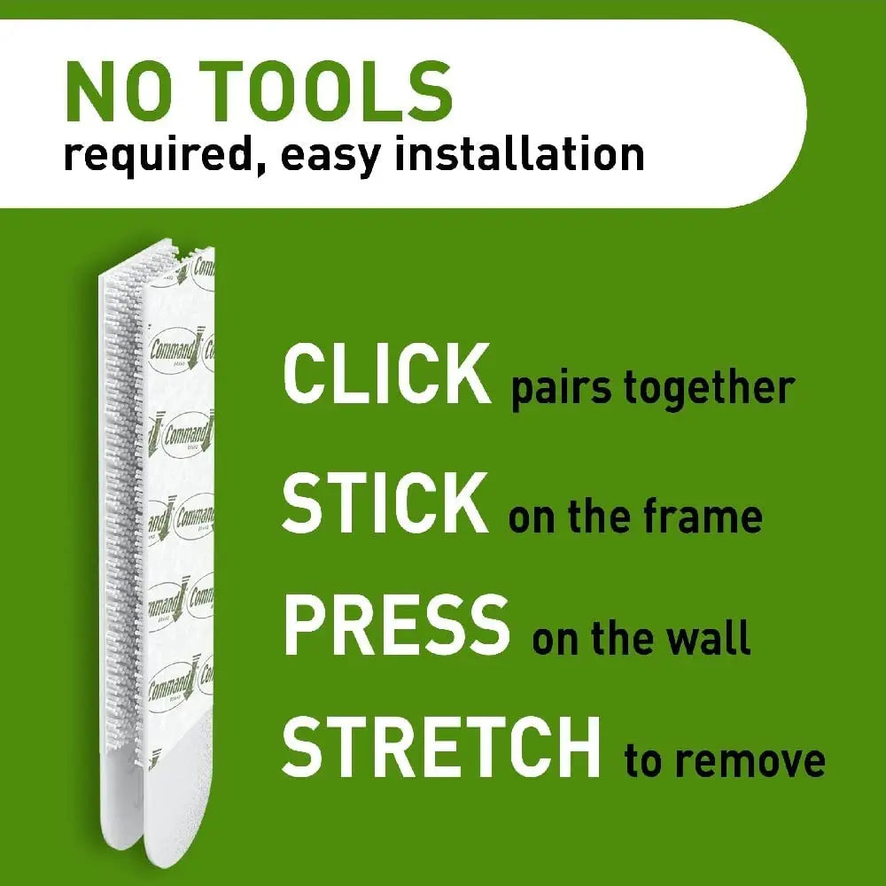 Damage-Free Picture Hanging Strips Large 3M Command Picture & Photo Hanging Strips