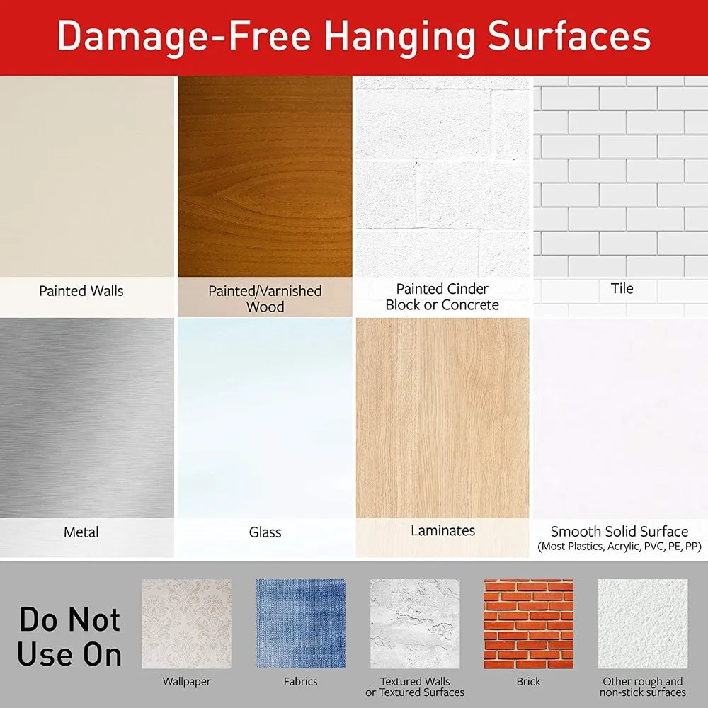 Damage-Free Picture Hanging Strips Large 3M Command Picture & Photo Hanging Strips