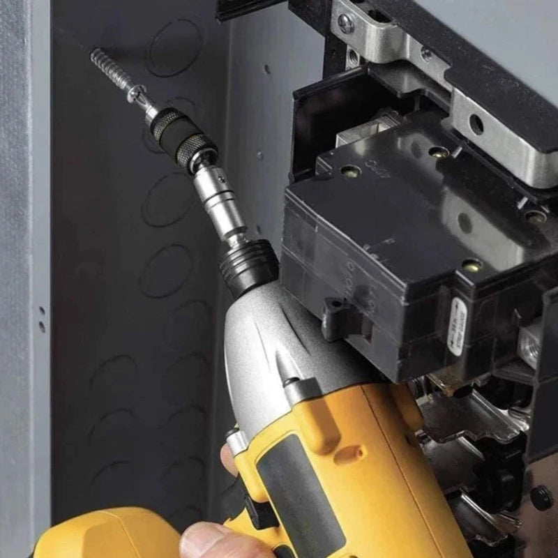 Hex Magnetic Ring Screwdriver Bits Drill Hand Tools 1/4" Drill Bit Extension Rod Quick Change Holder Drive Guide Screw Drill Tip
