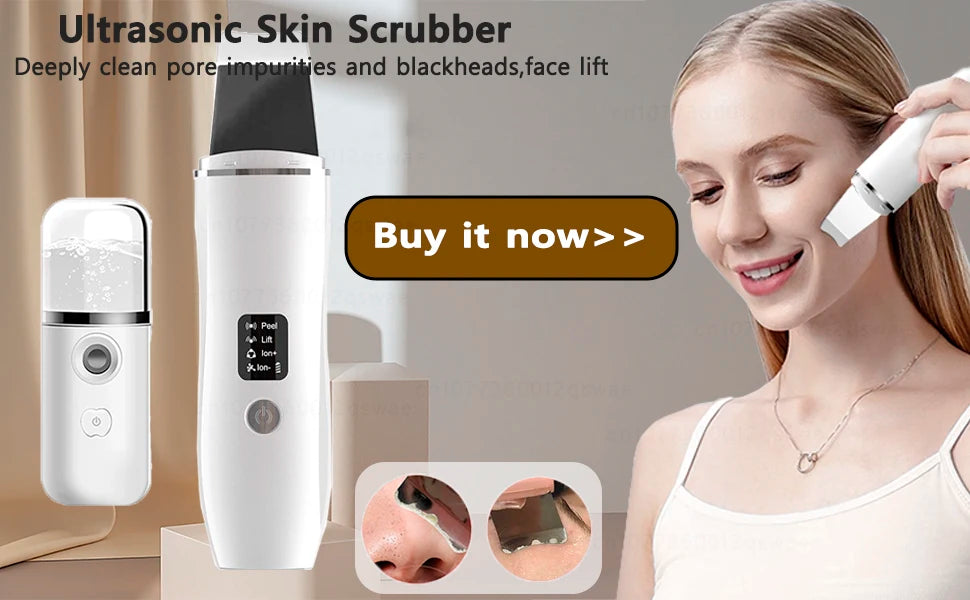 Vacuum Blackhead Remover Pore Face Cleaner Electric Pimple Acne Black Head Removal USB Rechargeable Water Cycle Black Dot Remove