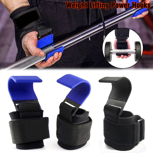 Gym Straps Hook Bar, Pull Weights Easy Power Weight Lifting Training Wrist Support Lifting Glove