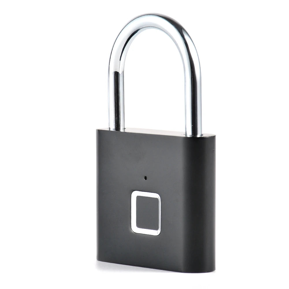 Smart Home Fingerprint Lock Fingerprint Padlock Door Lock Waterproof Keyless USB Rechargeable House Locker