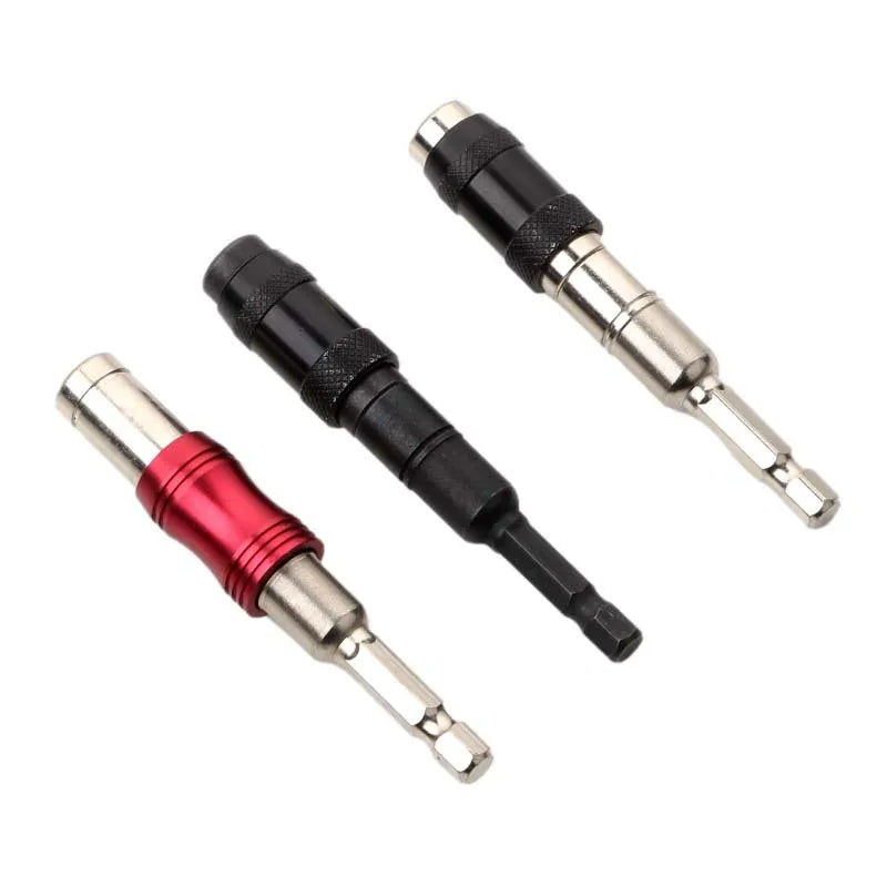 Hex Magnetic Ring Screwdriver Bits Drill Hand Tools 1/4" Drill Bit Extension Rod Quick Change Holder Drive Guide Screw Drill Tip
