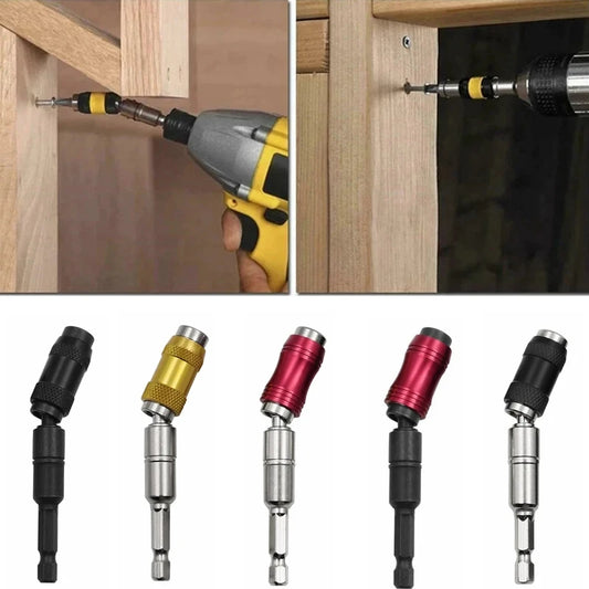 Hex Magnetic Ring Screwdriver Bits Drill Hand Tools 1/4" Drill Bit Extension Rod Quick Change Holder Drive Guide Screw Drill Tip