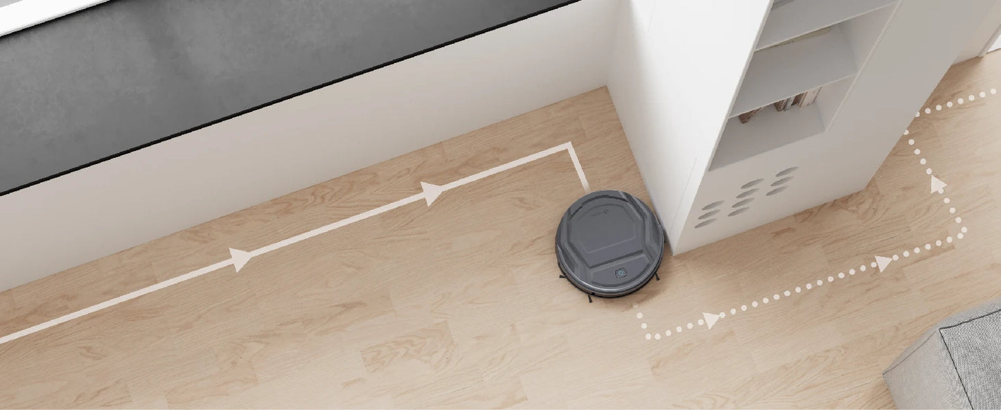 Lefant M210 Pro Robot Vacuum Cleaner with 2200Pa Suction,WiFi/Alexa/APP/Bluetooth,Schedule Cleaning,Self-Charging,Smart for Home