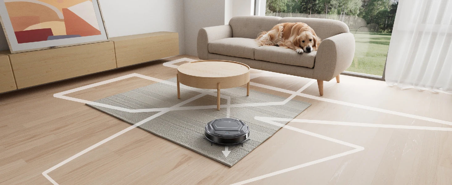 Lefant M210 Pro Robot Vacuum Cleaner with 2200Pa Suction,WiFi/Alexa/APP/Bluetooth,Schedule Cleaning,Self-Charging,Smart for Home