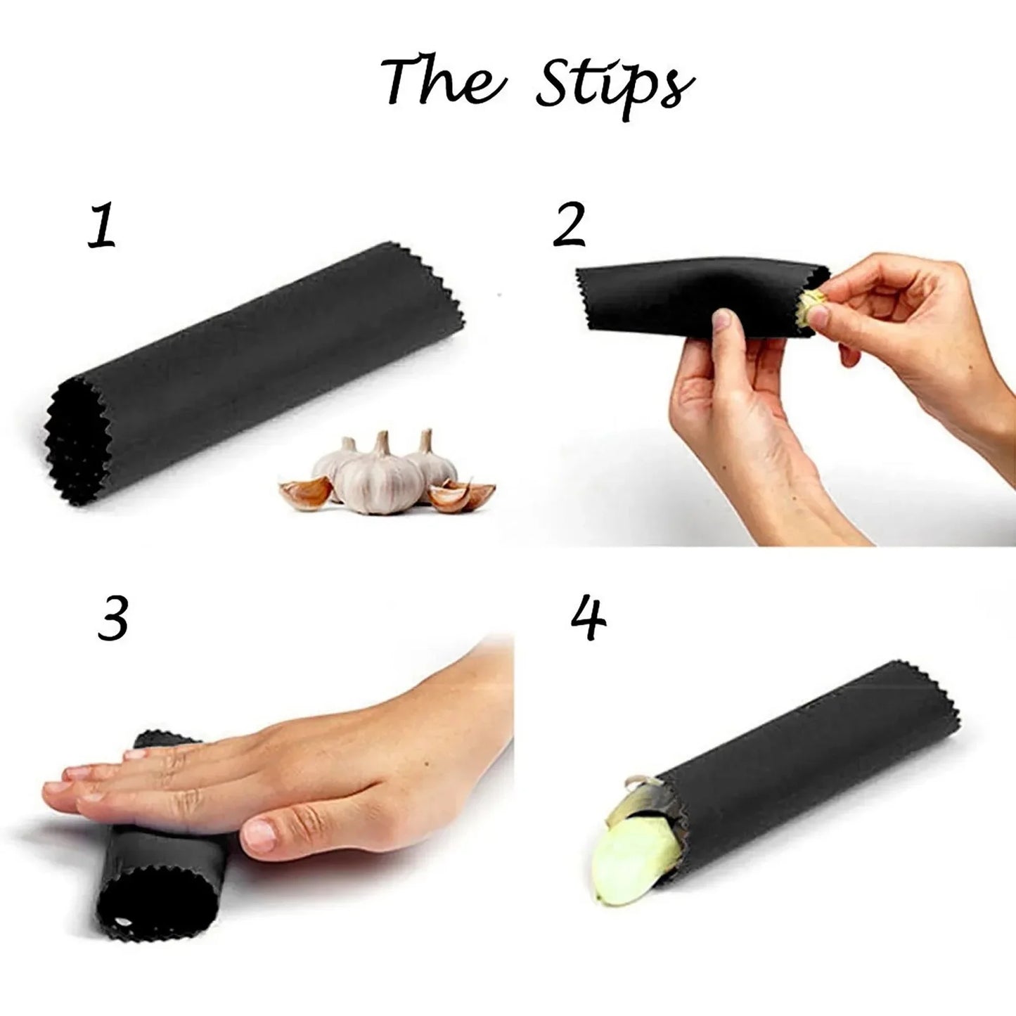 Silicone Garlic Peeler Circular Cylinder Stripper Tube Peeling Useful Easy Kitchen Tools Non-Toxic Safety Gadget