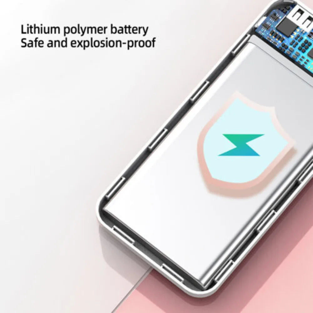 20000mAh Power Bank 120W Charging Battery High Capacity Digital Display Power Bank For Iphone Samsung Huawei