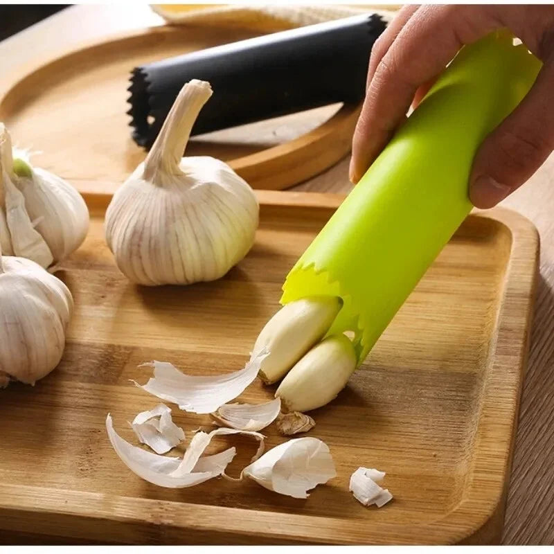 Silicone Garlic Peeler Circular Cylinder Stripper Tube Peeling Useful Easy Kitchen Tools Non-Toxic Safety Gadget