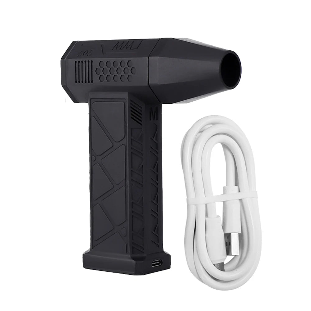 130000RPM Turbofan High Power Jet Fan Brushless Motor Variable Speed Dust Blower Cleaning Tool Air Duster Handheld Air Blower