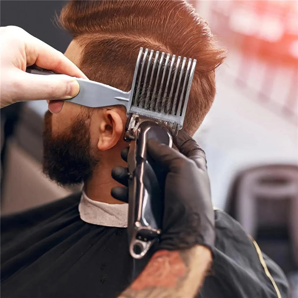 Fade Comb 1/2PCS Blending Comb Barber Hair Comb Multi-Function Hair Cutting Combs Clipper Combs Men Professional Salon Hair Tool