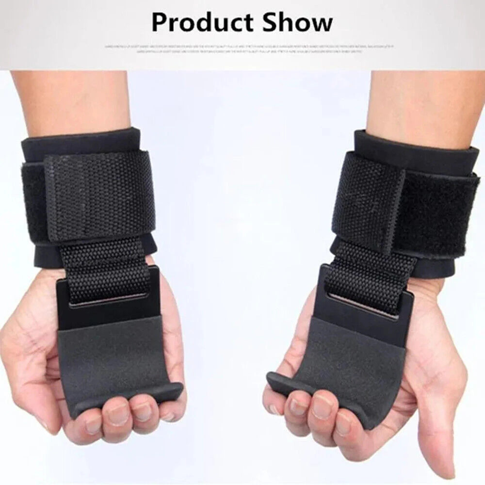 Gym Straps Hook Bar, Pull Weights Easy Power Weight Lifting Training Wrist Support Lifting Glove