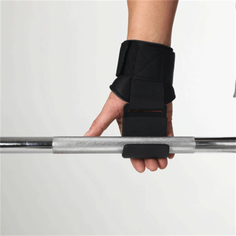 Gym Straps Hook Bar, Pull Weights Easy Power Weight Lifting Training Wrist Support Lifting Glove
