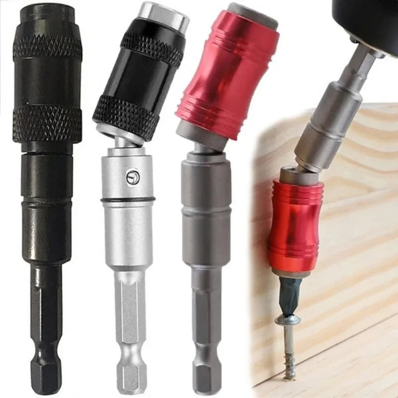 Hex Magnetic Ring Screwdriver Bits Drill Hand Tools 1/4" Drill Bit Extension Rod Quick Change Holder Drive Guide Screw Drill Tip
