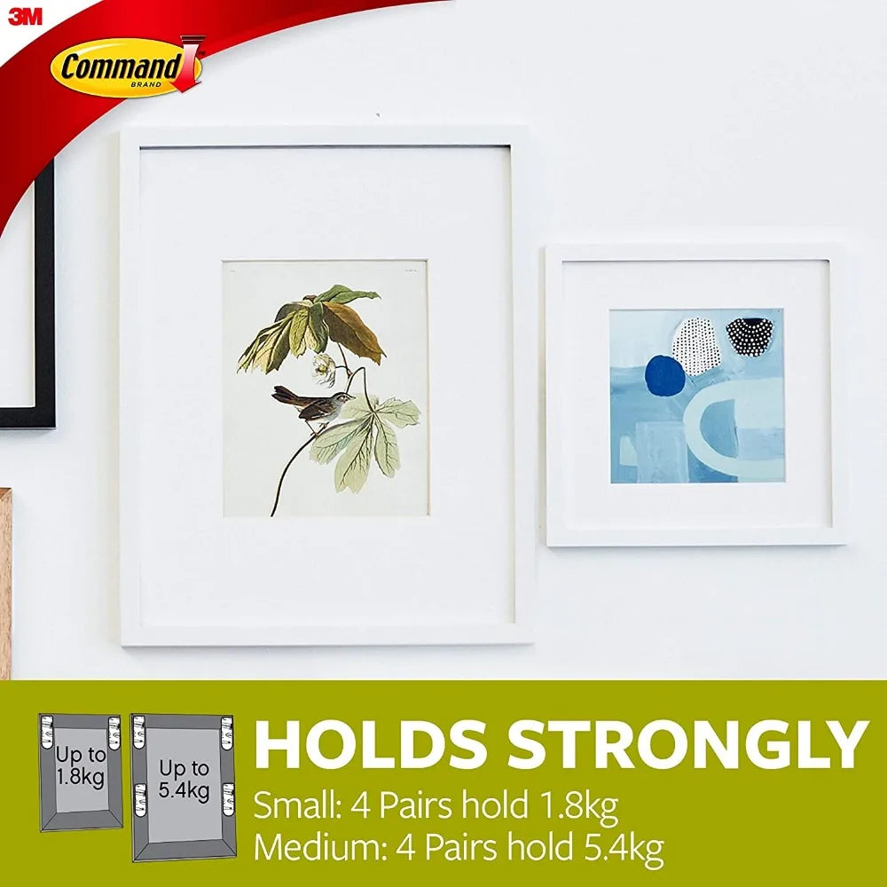 Damage-Free Picture Hanging Strips Large 3M Command Picture & Photo Hanging Strips